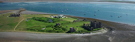 Piel Island from the air