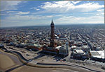 Blackpool Tower from the air